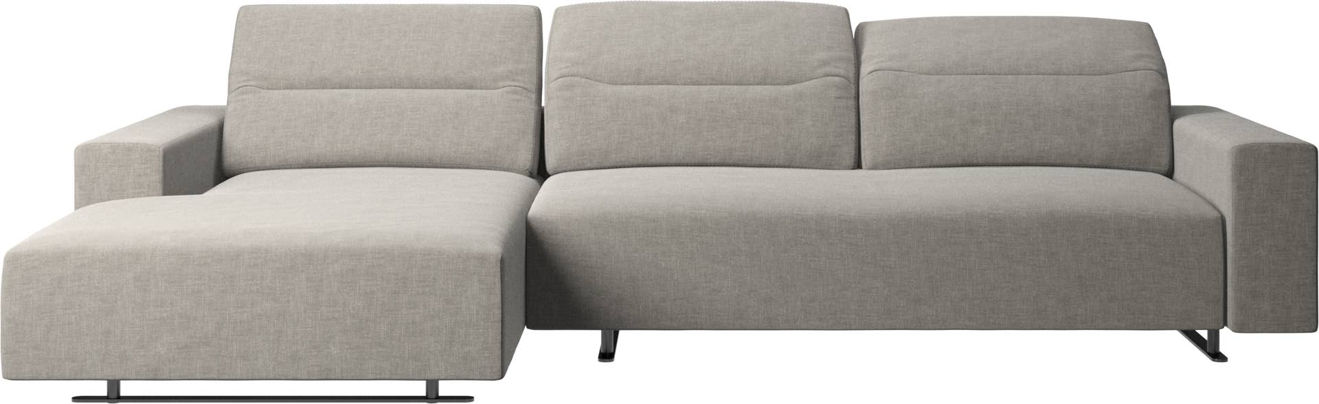 Hampton sofa with adjustable back and resting unit left side Hampton sofa with adjustable back and resting unit left side